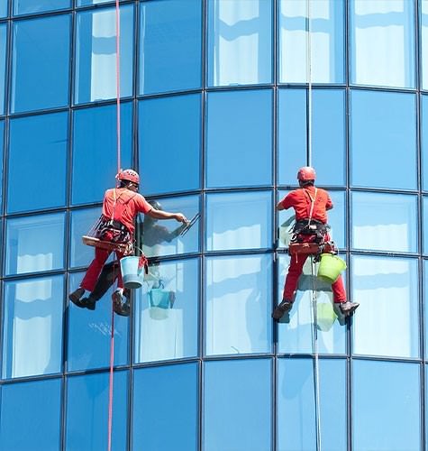 Мытье фасадов промальпинистами в Батайске